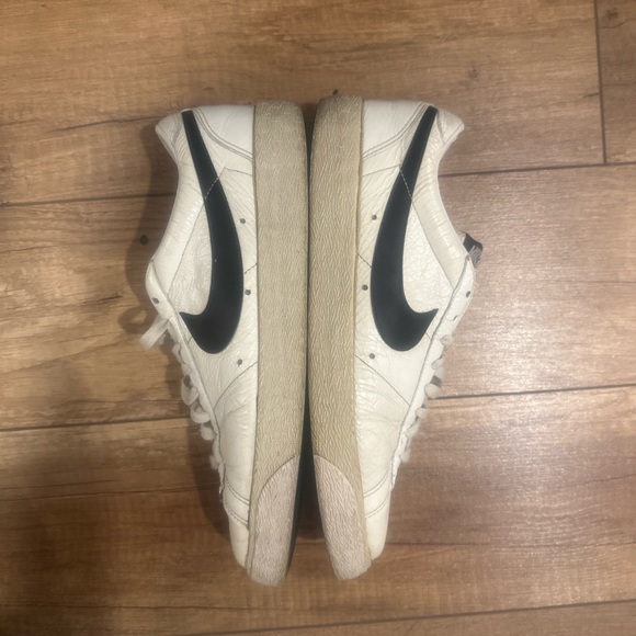 2008 Nike Blazer Low Classic Premium “Creased Patent Pack” White - Picture 3 of 5